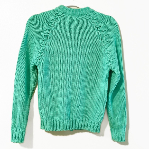 Vintage | Cable Knit Button Front Sweater Cardigan - Picture 2 of 10